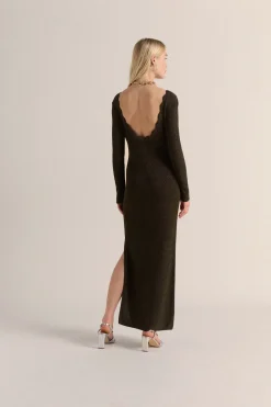 Robes|Balzac Robe Louka Kaki Irise