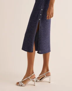 Robes|Balzac Robe Persil Marine Irise