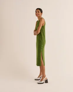 Robes|Balzac Robe Persil Vert Foret