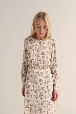 Robes|Balzac Robe Sereine Imprime Anniversaire