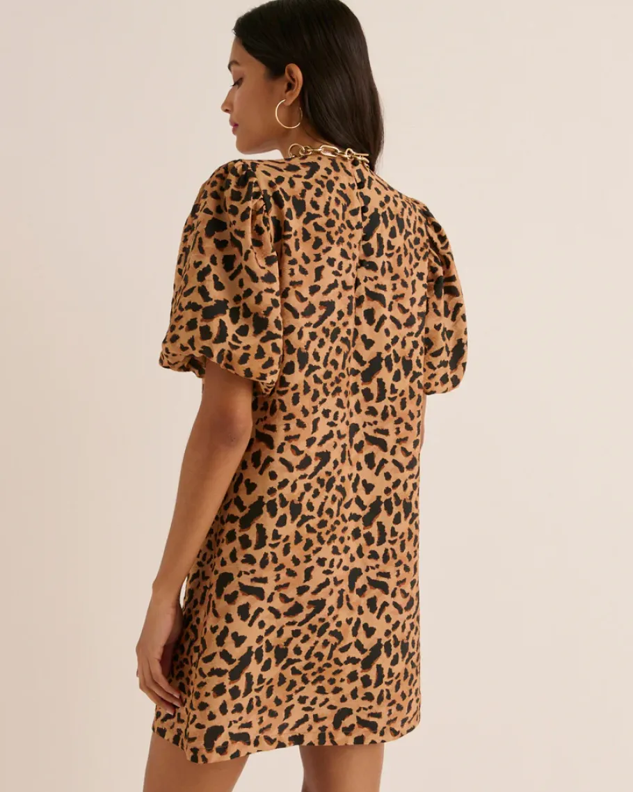 Robes|Balzac Robe Xoxo Guepard Cappucino