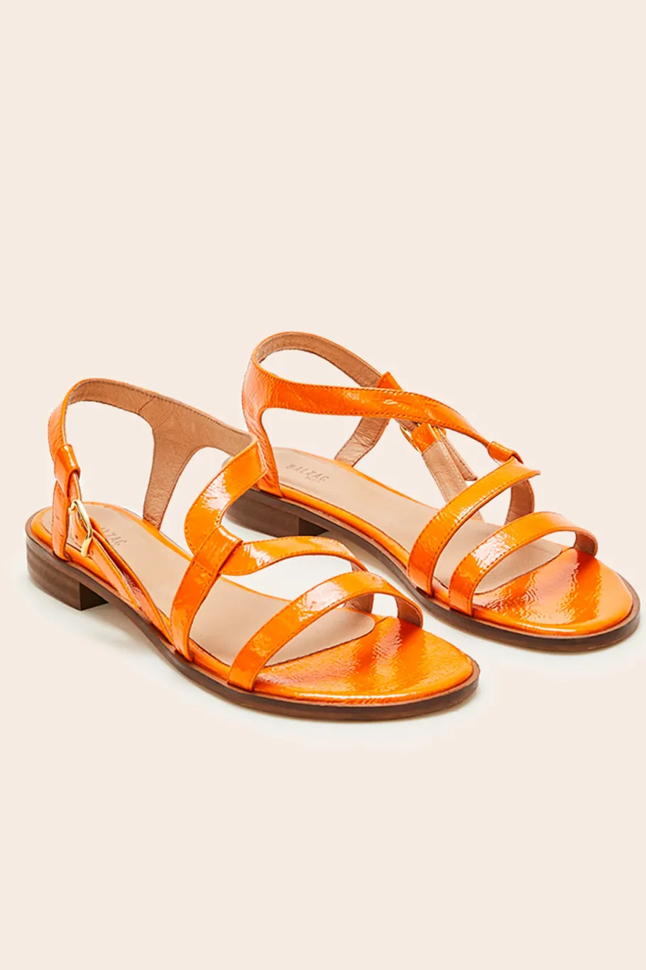 Babies, Sandales Et Escarpins|Balzac Sandales Margarita Vernis Orange