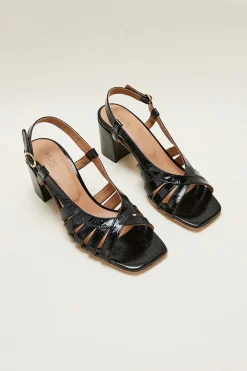 Babies, Sandales Et Escarpins|Balzac Sandales Prudence Vernis Froisse Noir