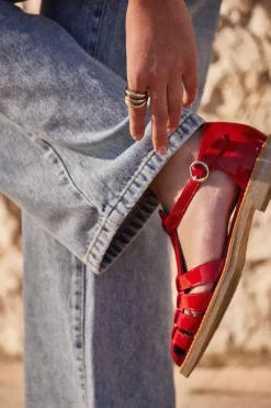 Babies, Sandales Et Escarpins|Balzac Sandales Theoline Vernis Rouge