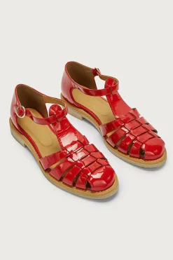 Babies, Sandales Et Escarpins|Balzac Sandales Theoline Vernis Rouge