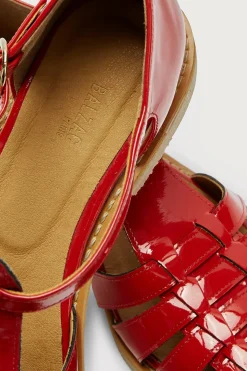 Babies, Sandales Et Escarpins|Balzac Sandales Theoline Vernis Rouge