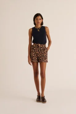 Jupes Et Shorts|Balzac Short Simon Leopard