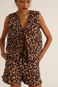 Jupes Et Shorts|Balzac Short Simon Leopard