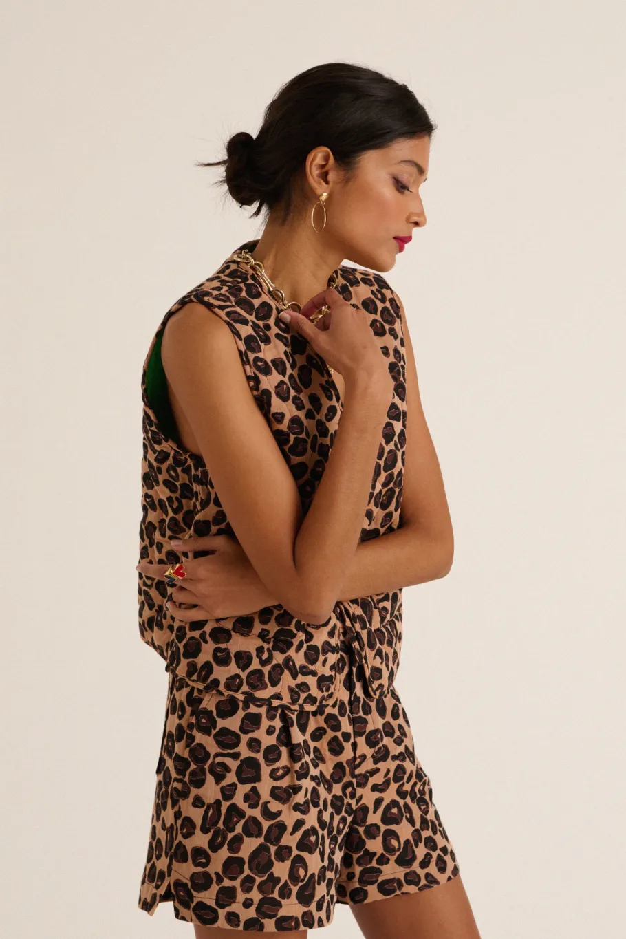 Jupes Et Shorts|Balzac Short Simon Leopard