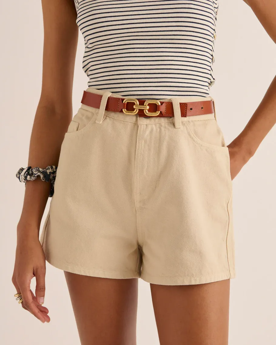 Jupes Et Shorts|Balzac Short Triomphe Beige Pampa