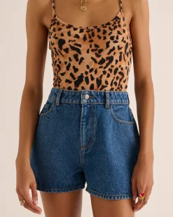 Jupes Et Shorts|Balzac Short Triomphe Bleu Midi