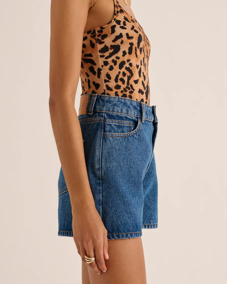 Jupes Et Shorts|Balzac Short Triomphe Bleu Midi
