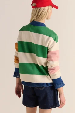 Sweatshirts|Balzac Sweat Harlow Multicolore Raye