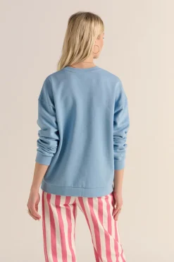 Sweatshirts|Balzac Sweat-Shirt Harlow Cocktail Party Bleu Ciel
