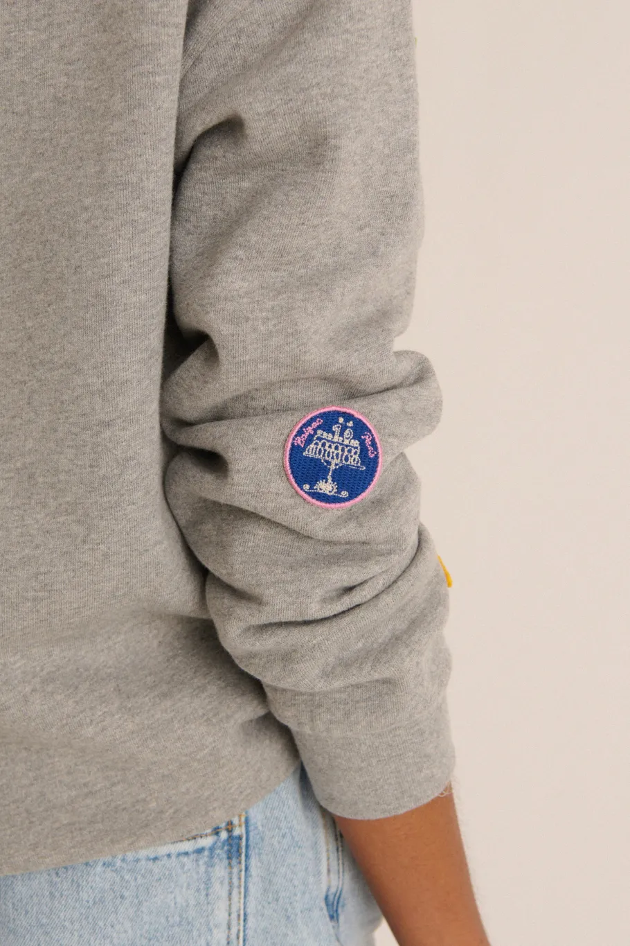 Sweatshirts|Balzac Sweat-Shirt Harlow Patch Gris