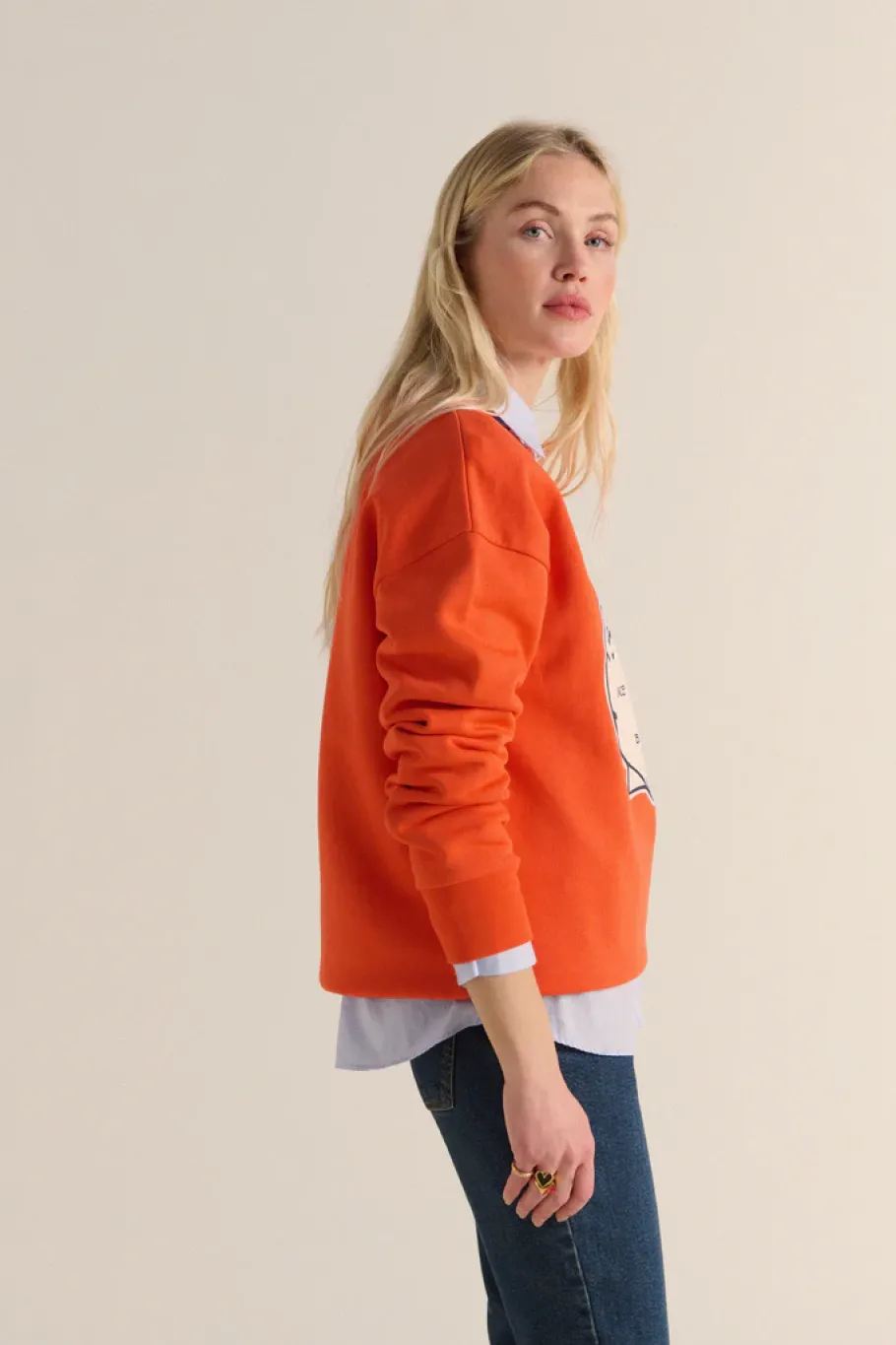 Sweatshirts|Balzac Sweat-Shirt Harlow Surfrider Orange