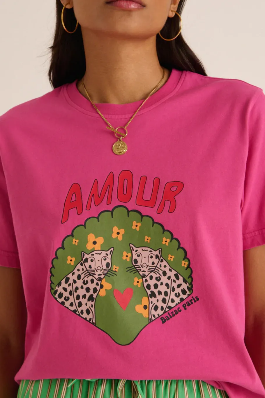 Tee-Shirts Et Bodies|Balzac Tee-Shirt Bree Amour De Leo Rose