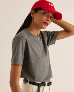Tee-Shirts Et Bodies|Balzac Tee-Shirt Bree Gris Anthracite