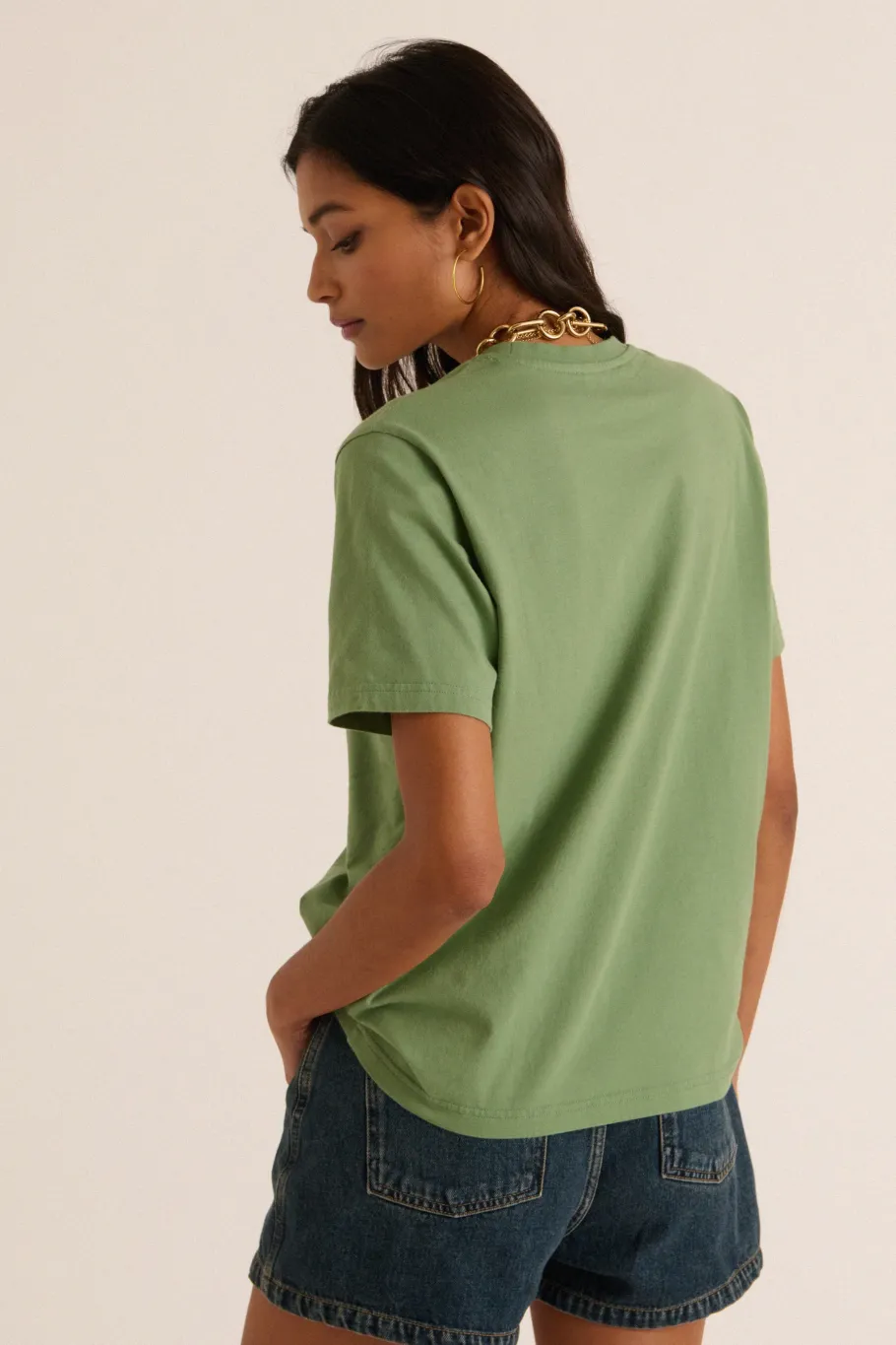 Tee-Shirts Et Bodies|Balzac Tee-Shirt Bree Vert Sauge