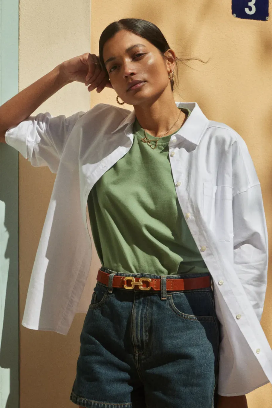 Tee-Shirts Et Bodies|Balzac Tee-Shirt Bree Vert Sauge