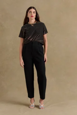 Tee-Shirts Et Bodies|Balzac Tee-Shirt Son Noir Irise Dore