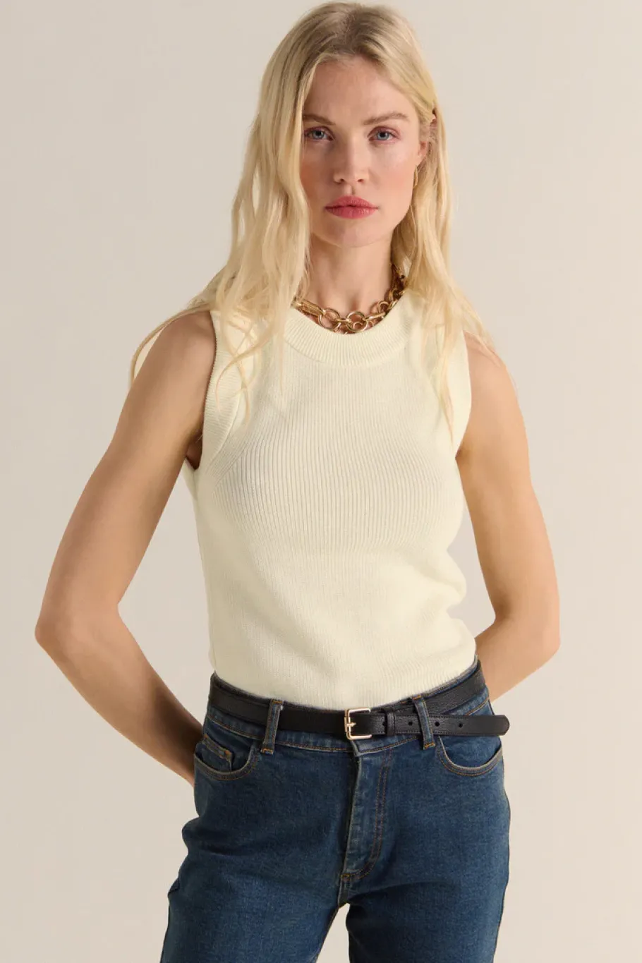 Tee-Shirts Et Bodies|Balzac Top Kahn Blanc Naturel