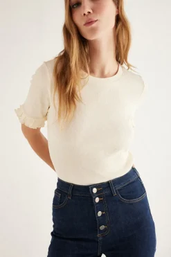 Tee-Shirts Et Bodies|Balzac Top Martine Ecru