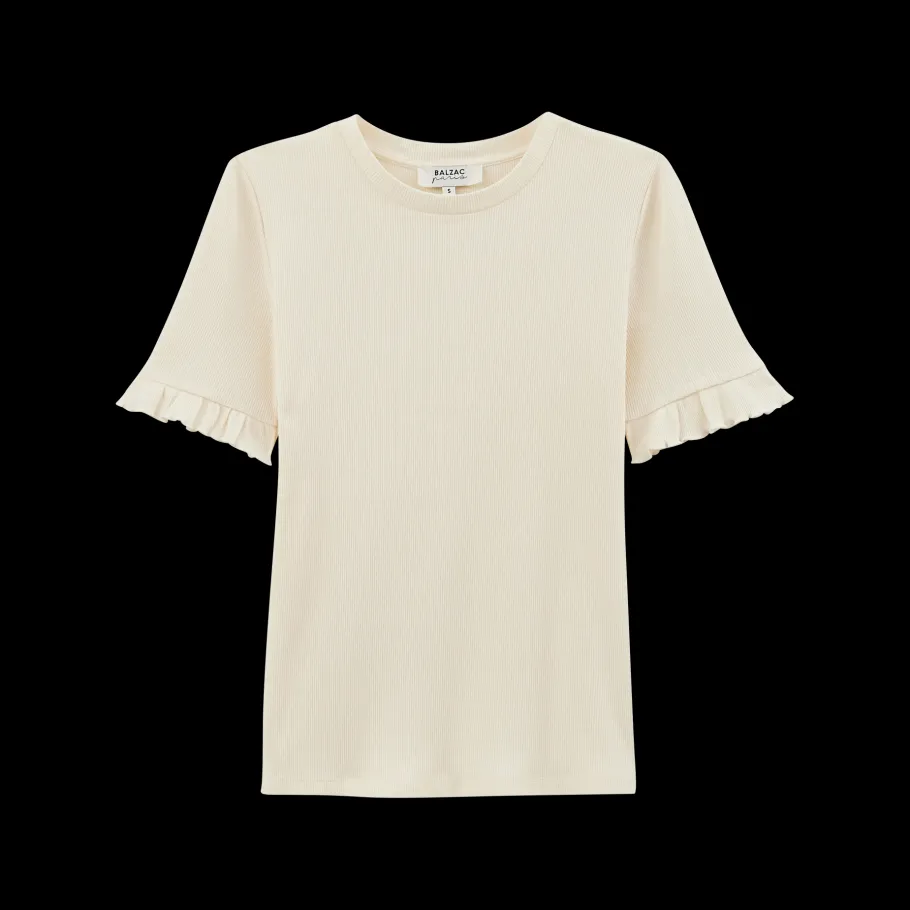 Tee-Shirts Et Bodies|Balzac Top Martine Ecru