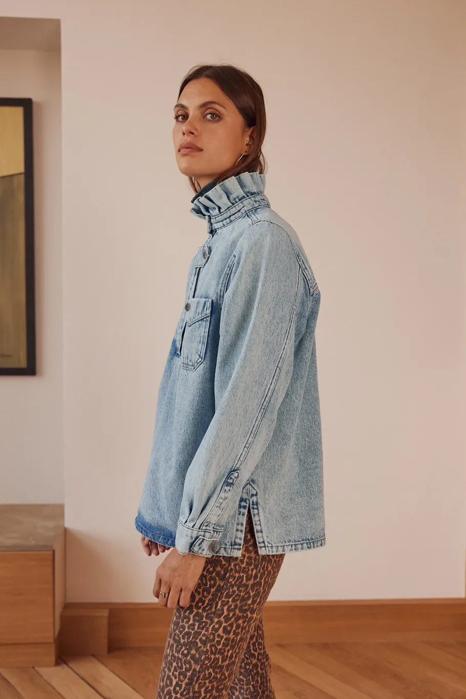 Chemises Et Blouses|Balzac Vareuse Cyrius Bleu Glacier