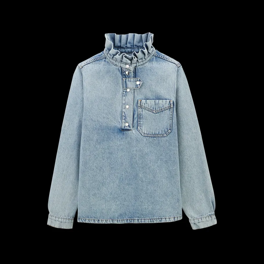 Chemises Et Blouses|Balzac Vareuse Cyrius Bleu Glacier