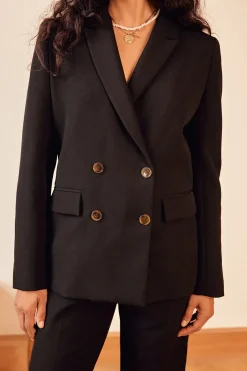 Costumes Et Ensembles|Balzac Veste Nael Noir